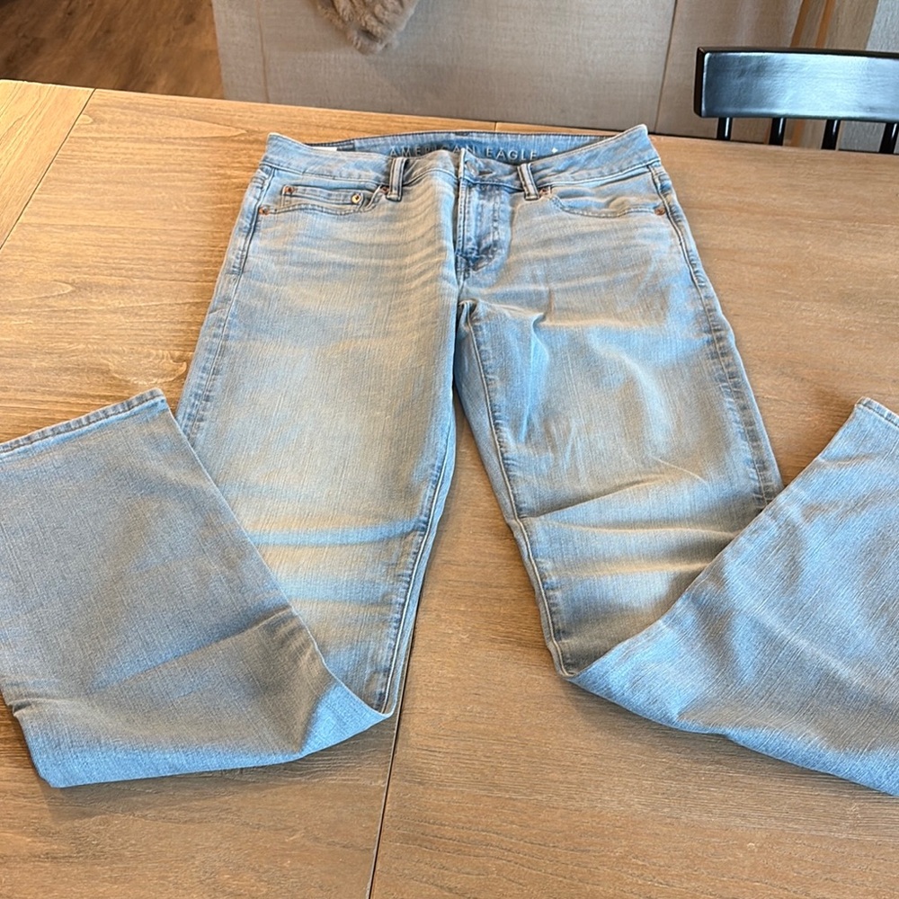 Light Blue Denim Jeans American Eagle Mens